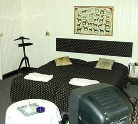 A room in the budget priced three star Hotel Longchamps